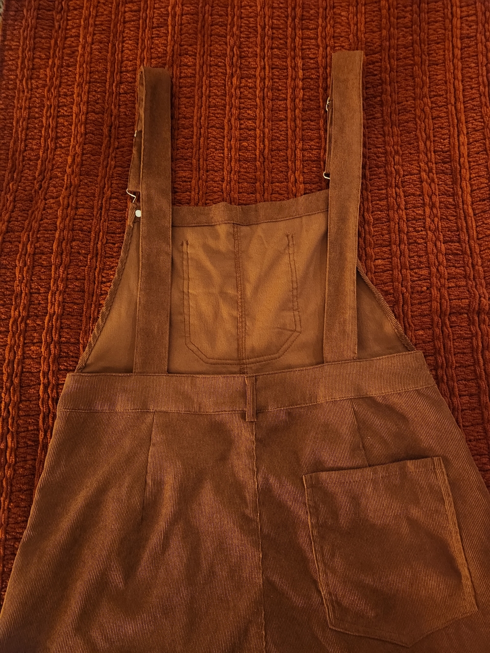 Cider Corduroy Short Overalls - Picture 6 of 8